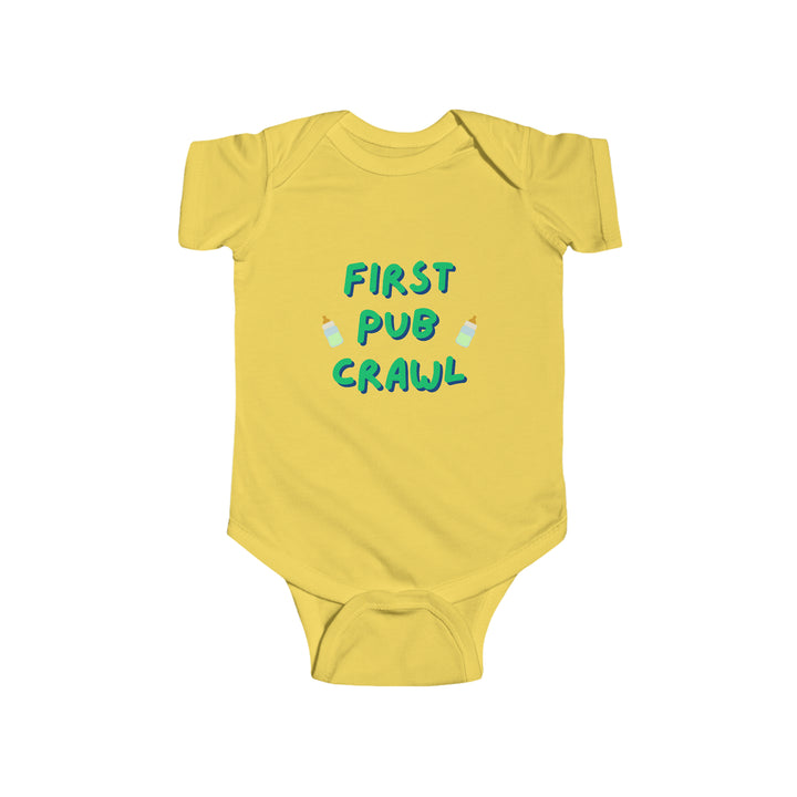 First Pub Crawl (Infant Fine Jersey Bodysuit)