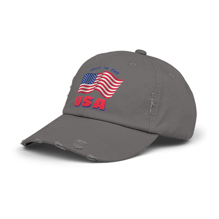 Made in the USA - Distressed Ball Cap