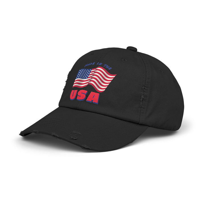 Made in the USA - Distressed Ball Cap