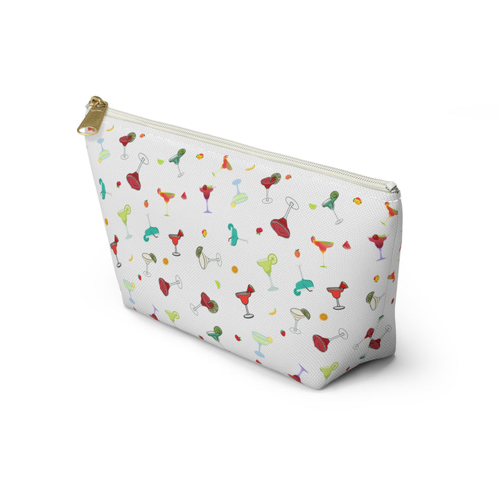 Daiquiri pattern - white - Accessory Pouch w T-bottom