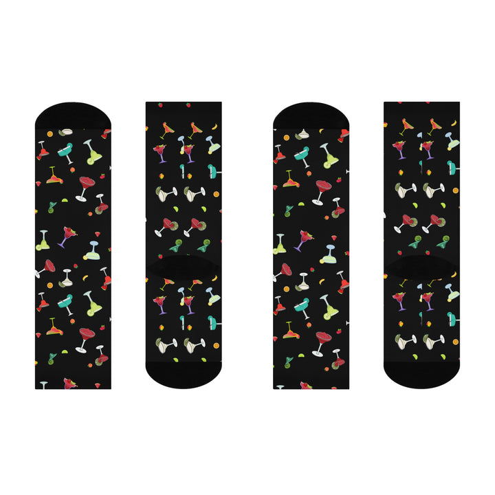 Daiquiri pattern socks - Black