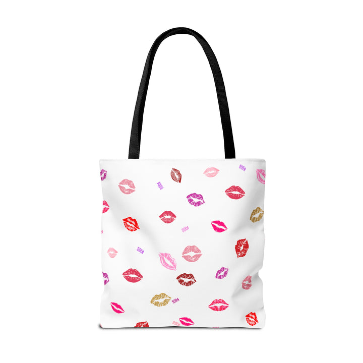 Kissing Lips - Tote Bag - White