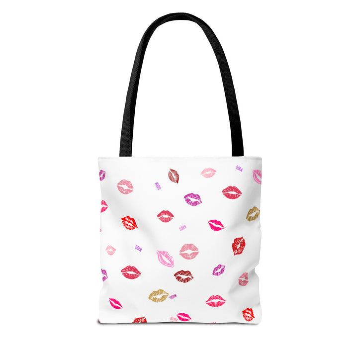 Kissing Lips - Tote Bag - White