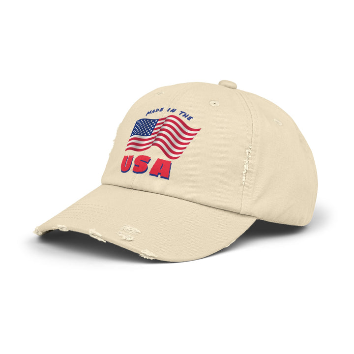 Made in the USA - Distressed Ball Cap