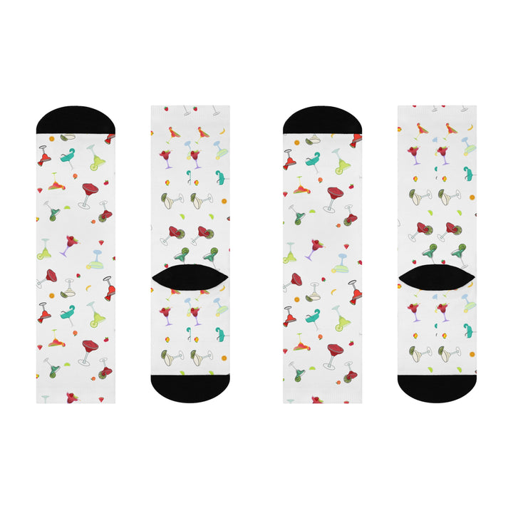 Daiquiri pattern socks - White