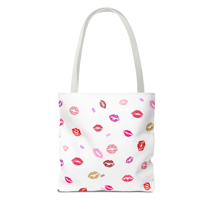 Kissing Lips - Tote Bag - White