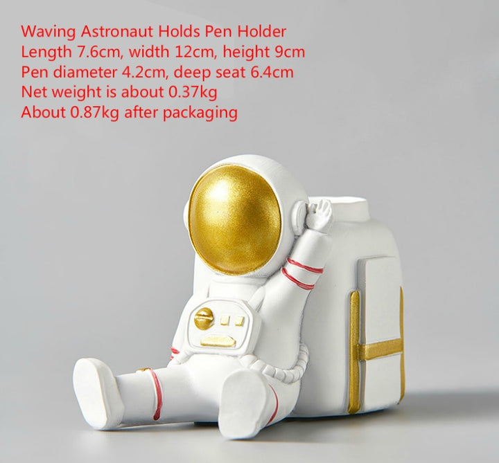 Nordic Creative Astronaut Pen Holder Office