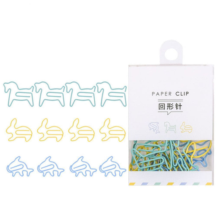 Office colorful creative cute paper clips