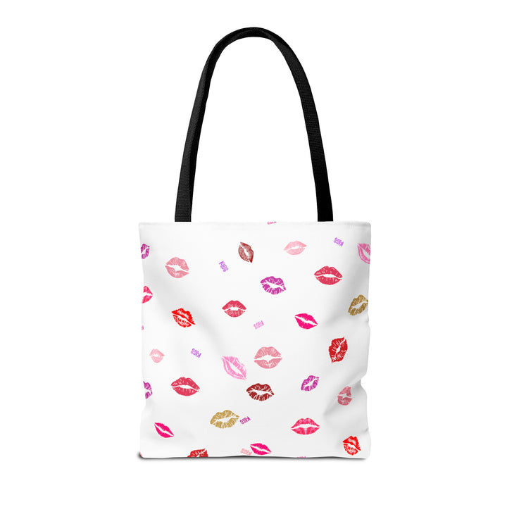 Kissing Lips - Tote Bag - White