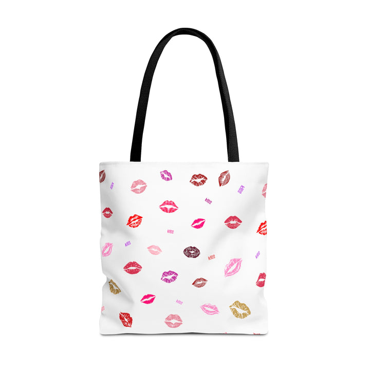 Kissing Lips - Tote Bag - White