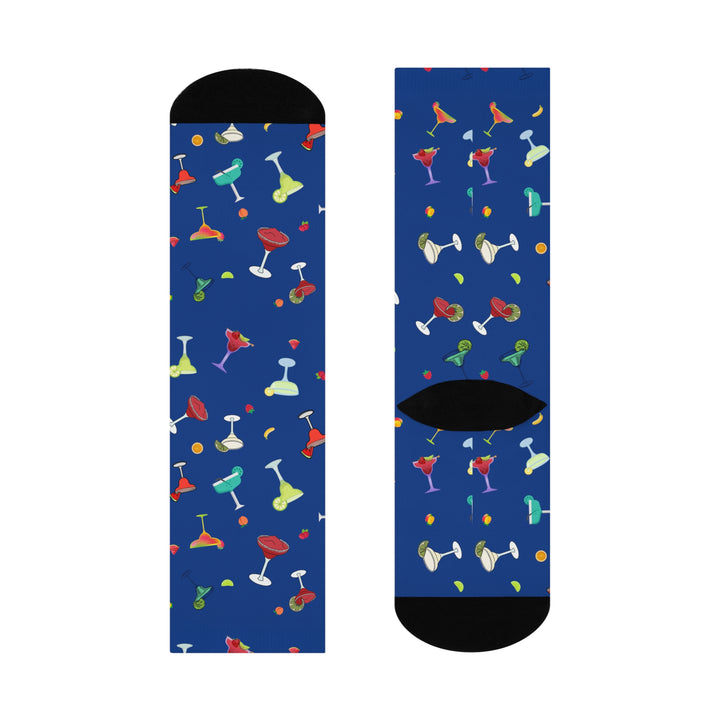 Daiquiri pattern socks - Blue