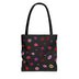 Kissing Lips - Tote Bag - Black