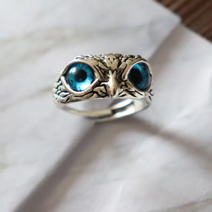 Fashion Resizable Owl Ring