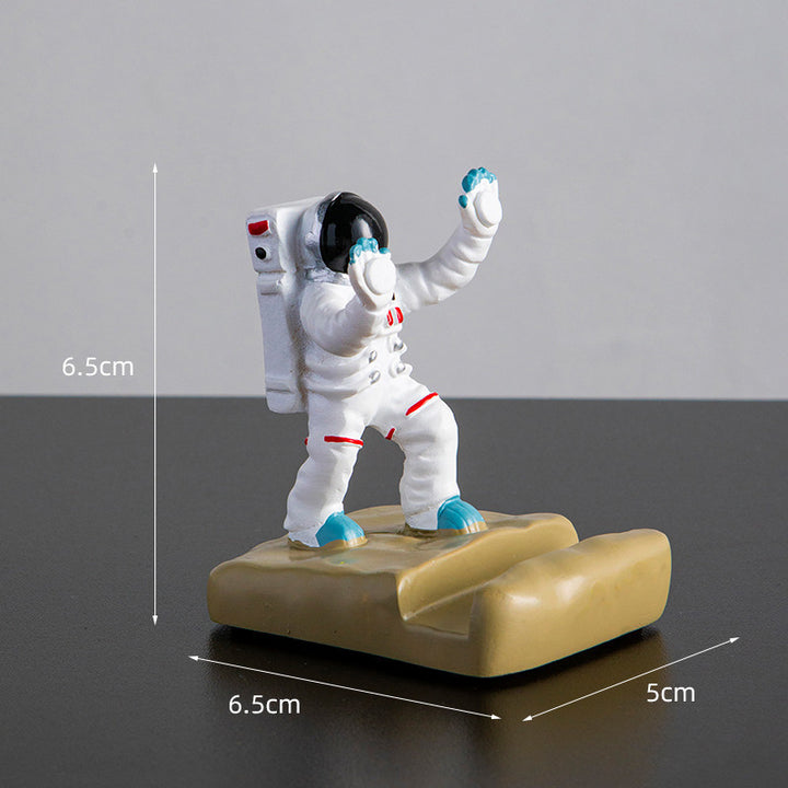 Astronaut desktop office pen holder