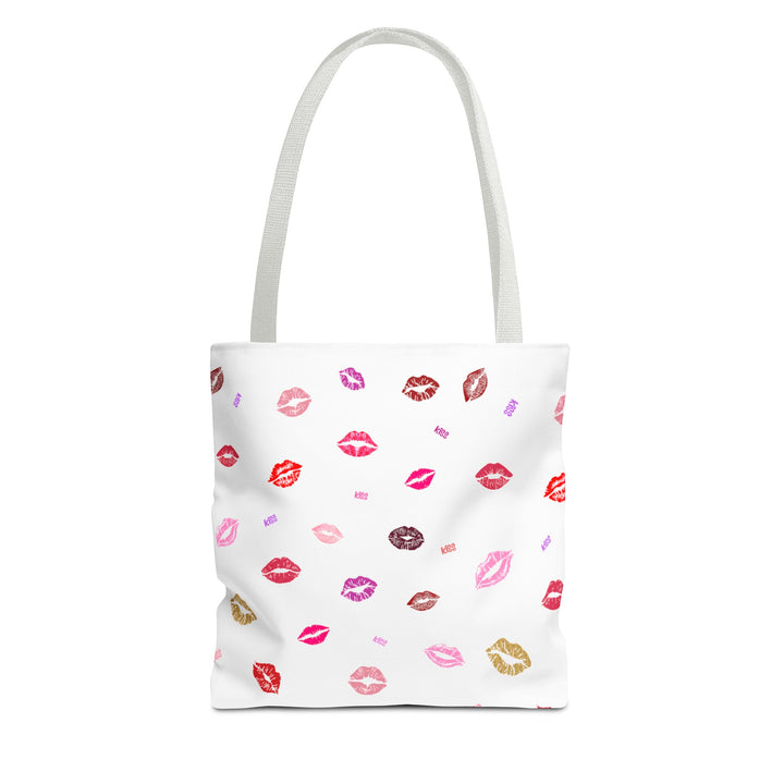 Kissing Lips - Tote Bag - White