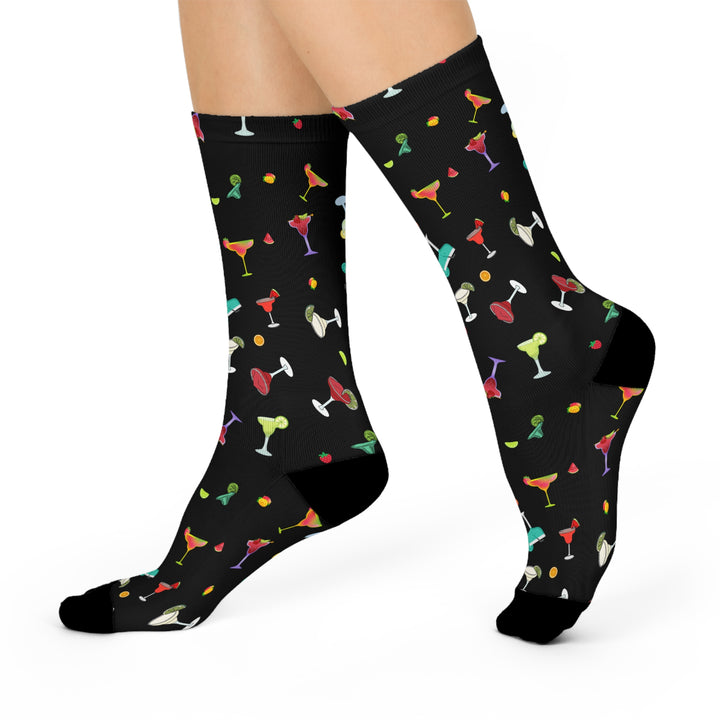 Daiquiri pattern socks - Black