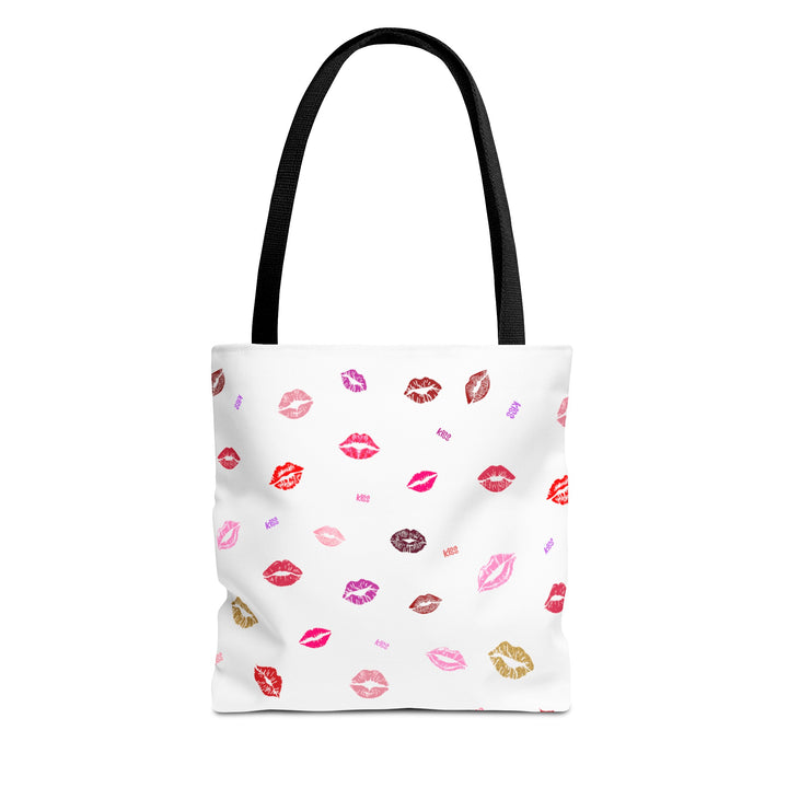 Kissing Lips - Tote Bag - White