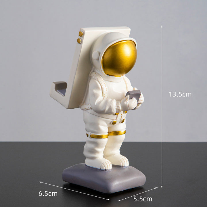 Astronaut desktop office pen holder