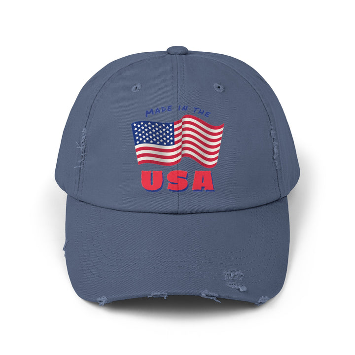 Made in the USA - Distressed Ball Cap