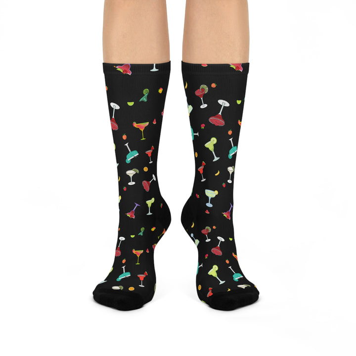 Daiquiri pattern socks - Black