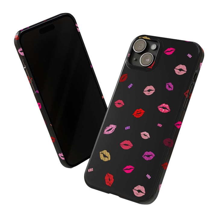 Copy of Kissing Lips - Black - iPhone - Slim Phone Cases