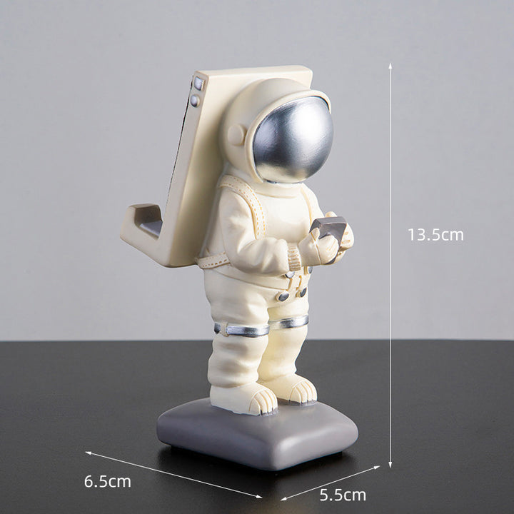 Astronaut desktop office pen holder