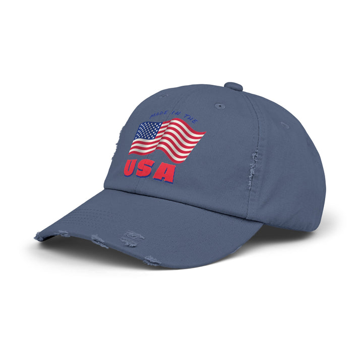 Made in the USA - Distressed Ball Cap