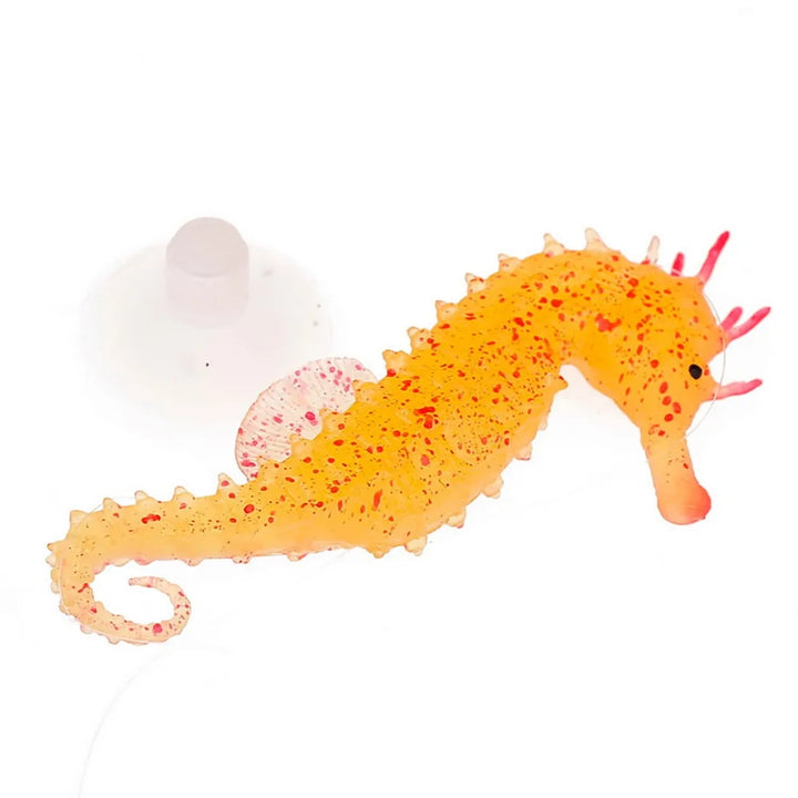 Silicone Luminous Sea Horse Aquarium Decoration