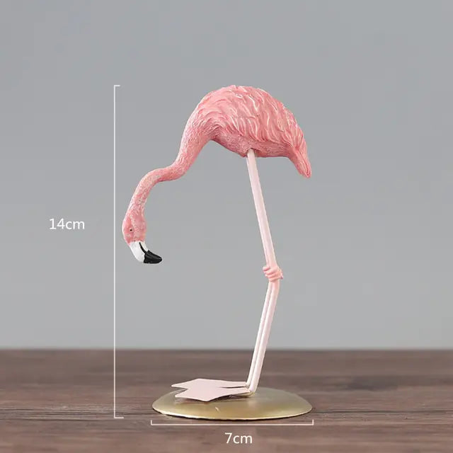 Elegant Pink Flamingo Ornament