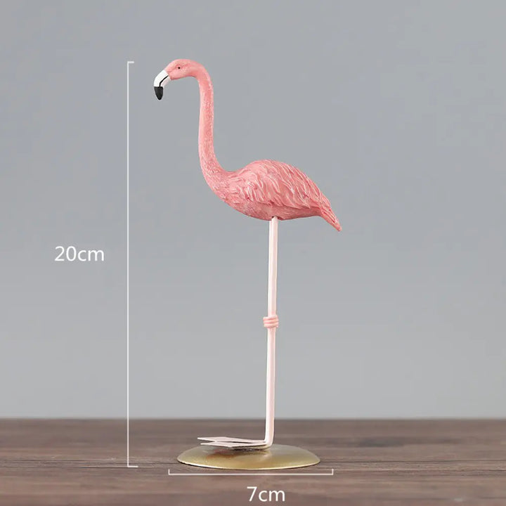 Elegant Pink Flamingo Ornament