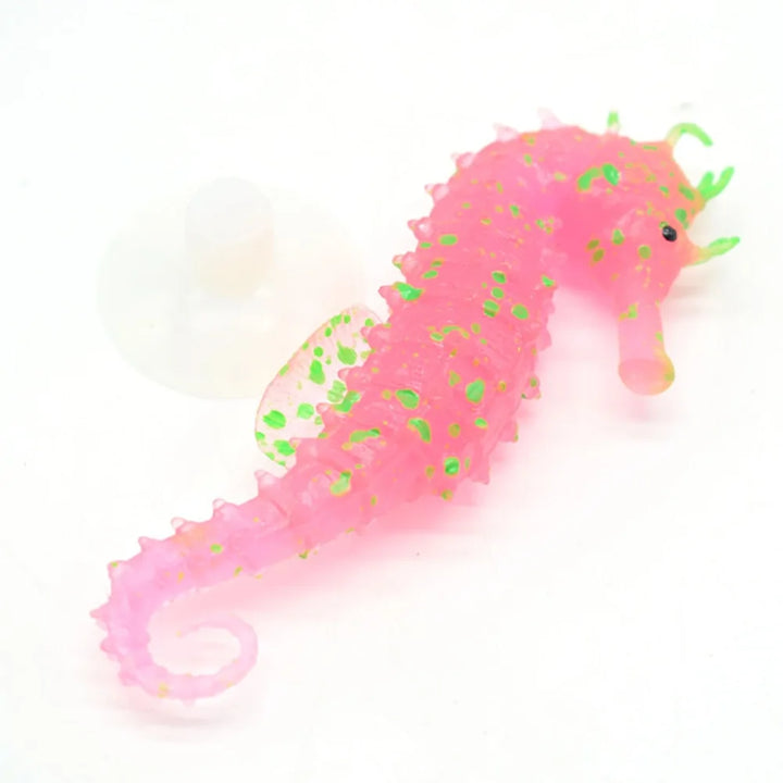 Silicone Luminous Sea Horse Aquarium Decoration