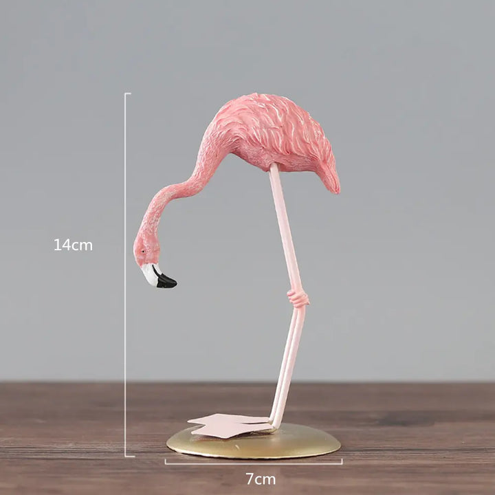 Elegant Pink Flamingo Ornament