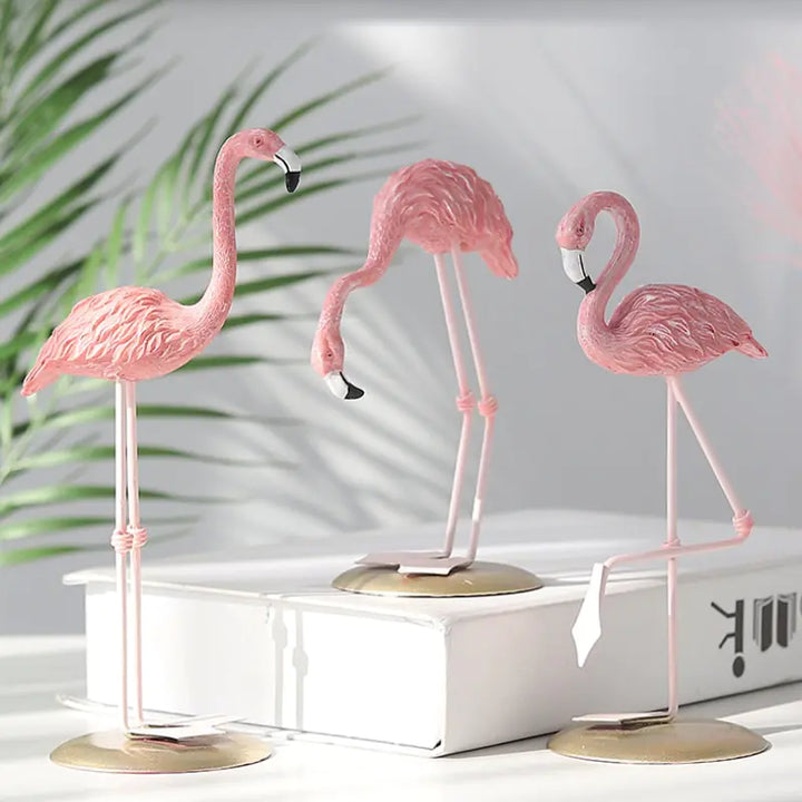 Elegant Pink Flamingo Ornament