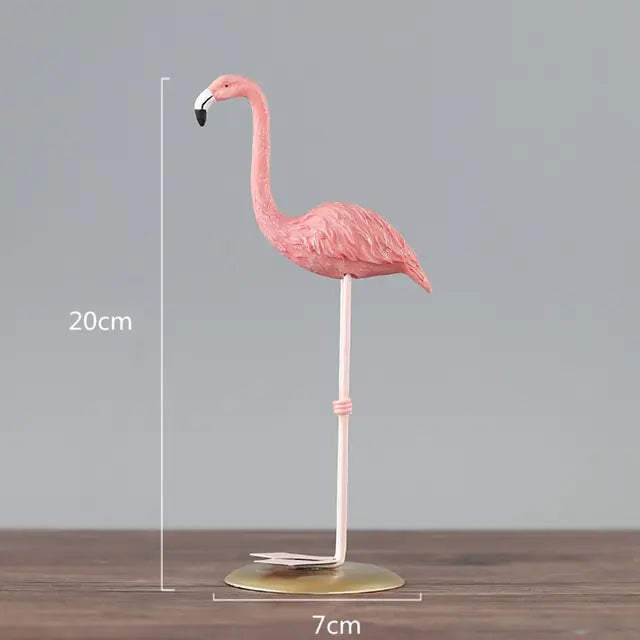 Elegant Pink Flamingo Ornament