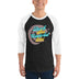 3/4 sleeve raglan shirt