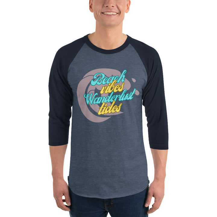 3/4 sleeve raglan shirt