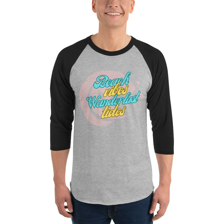 3/4 sleeve raglan shirt