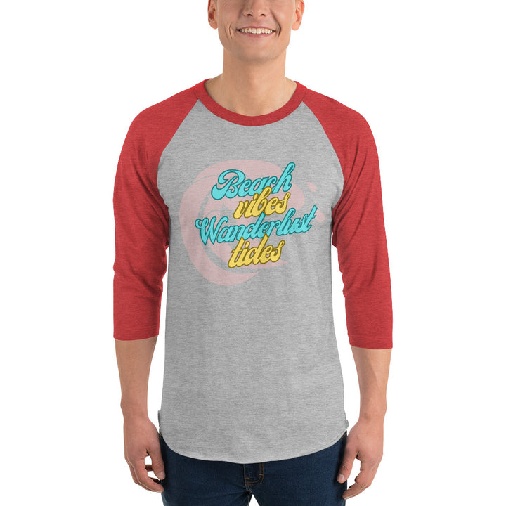 3/4 sleeve raglan shirt