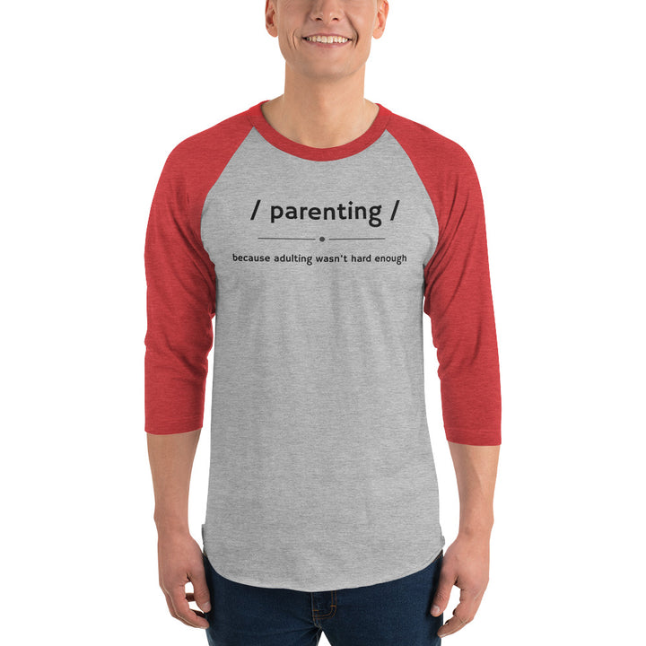 3/4 sleeve raglan shirt | Parenting