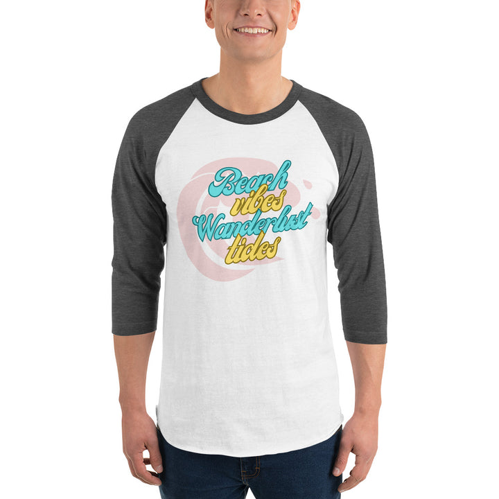 3/4 sleeve raglan shirt