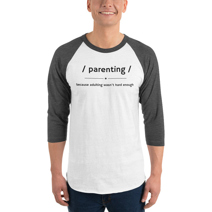 3/4 sleeve raglan shirt | Parenting