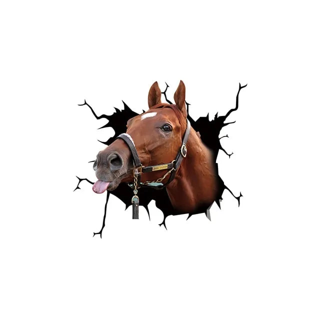 Horse Car Window Sticker